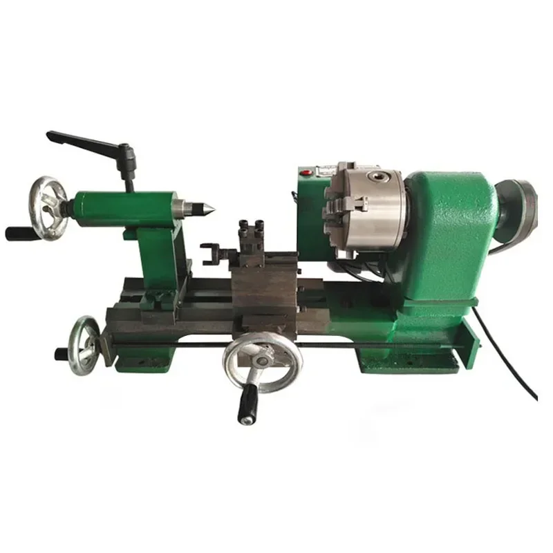 4 Jaw 80 Chuck Micro Instrument Lathe Milling Machine 350W 220V  Desktop Mini Grind Grinder Metal Precision Meter Tool Home DIY