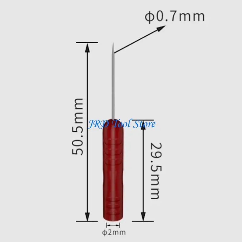 A2UD 2/10pcs Pin Probe Uji Multimeter 0.7mm Tip Probe Alat Diagnostik