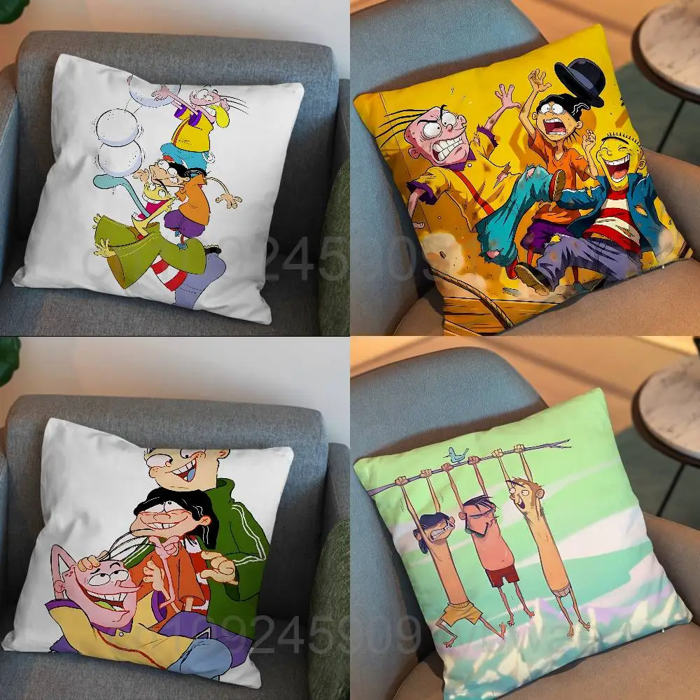 

cool Ed and Edd and Eddy Pillow Case Sofa Living Room Bedroom Headboard Backrest Cushion Square Cushion Nap Time