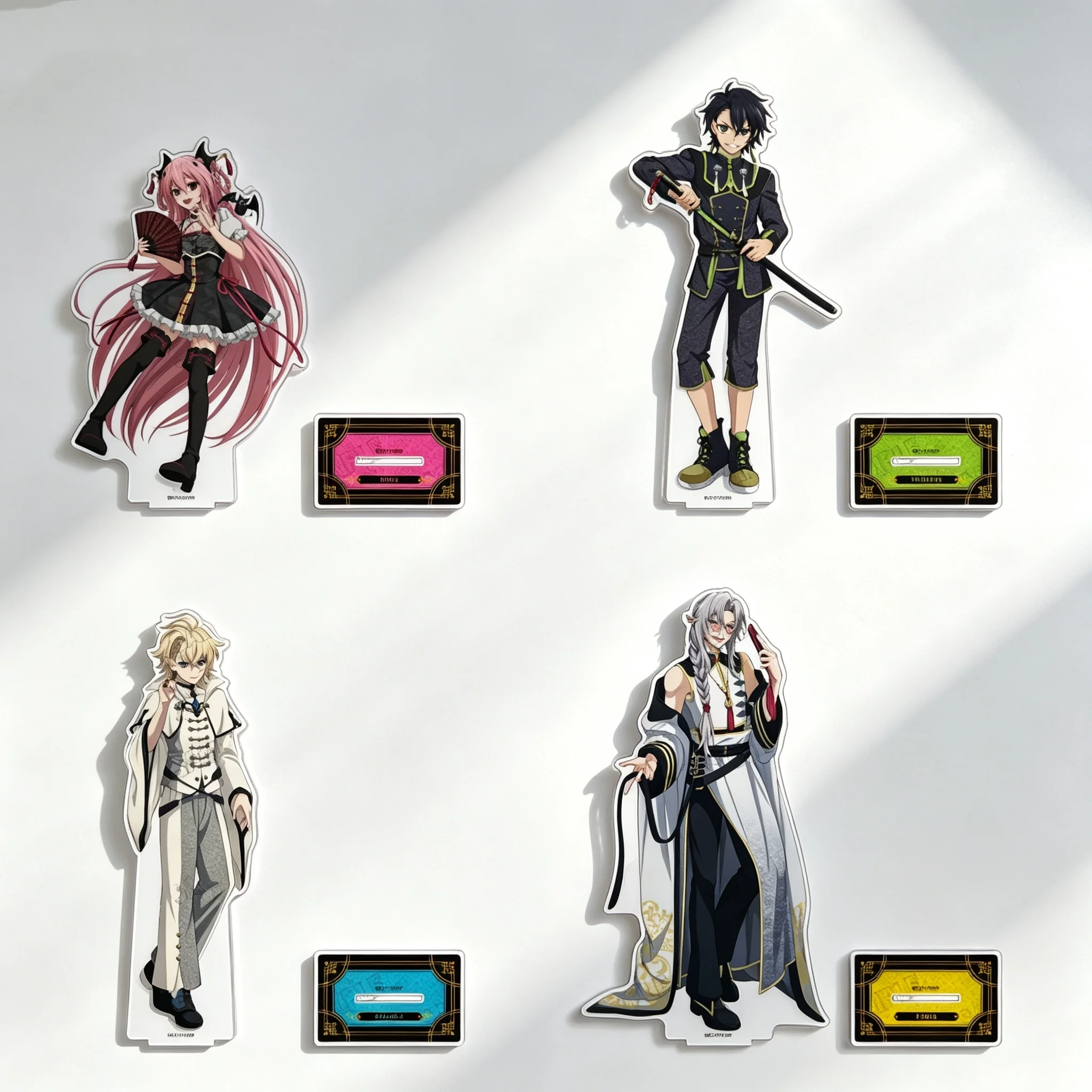Anime Seraph of the End Original Clothing Collection Yuichiro Hyakuya Acrylic Stand Model Plate Keychains Desk Decor