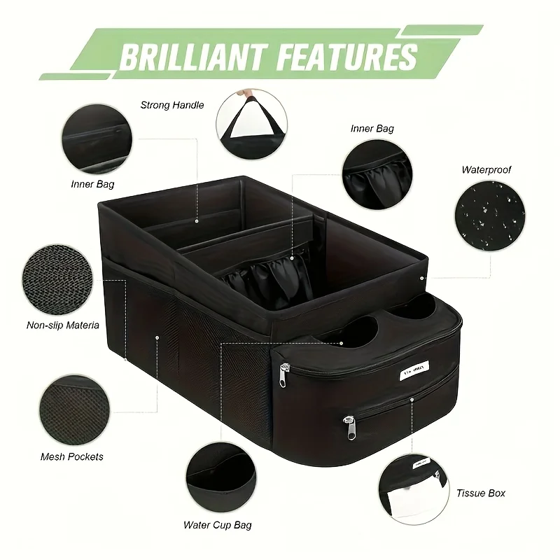 

Car storage bag, trunk storage box, car box, Oxford cloth foldable storage bag