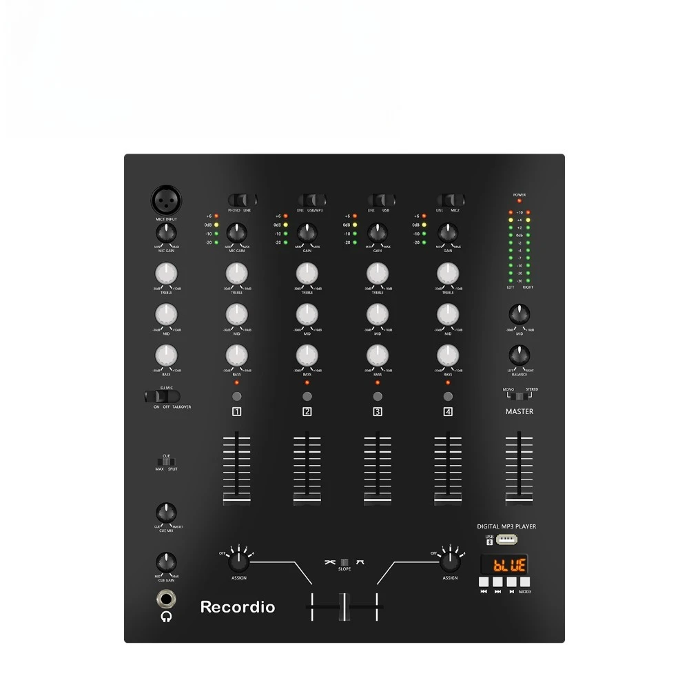 

Suitable for GAX-DM6 home stage performances with effects and Bluetooth multifunctional small 4-channel mixer and 6-channel mixi