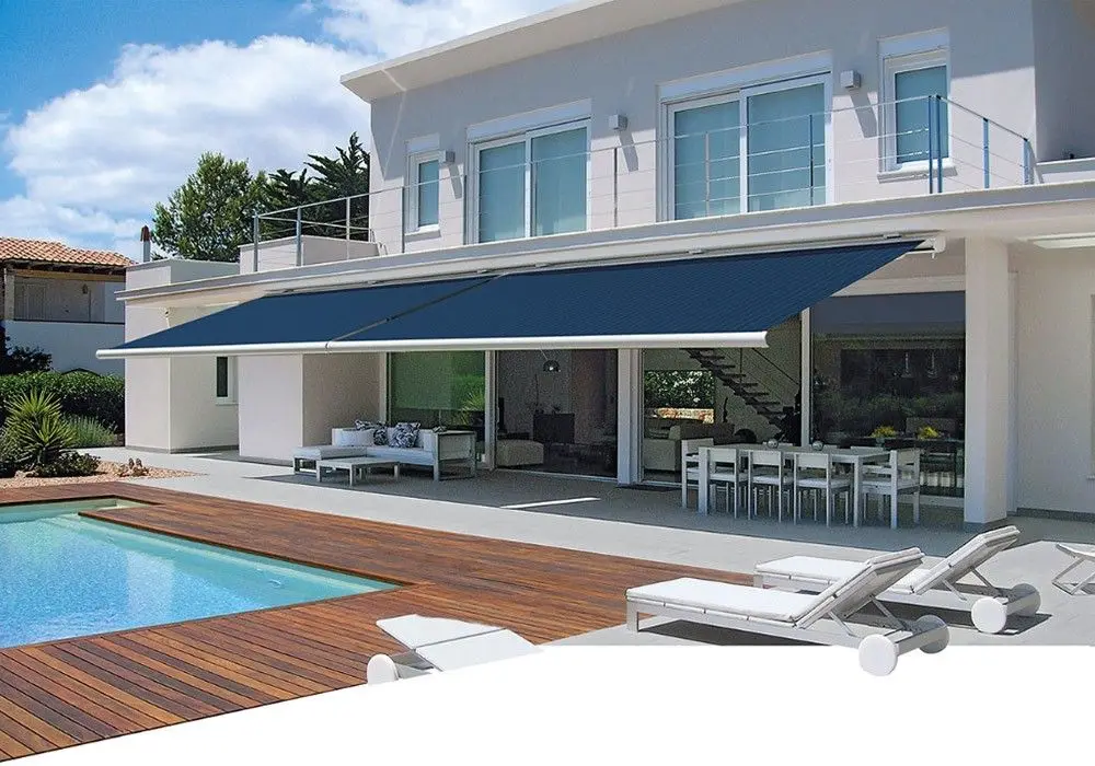 

High Quality Wall Mounted Awning Customizable Retractable Aluminum Awnings for Outdoor Terrace & Balcony Waterproof Fabric