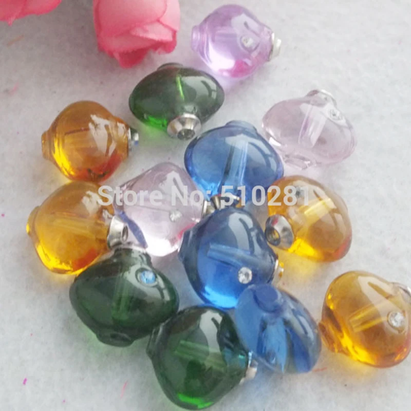 100 Pieces Perfume pendant Charms ,vial pendant charms