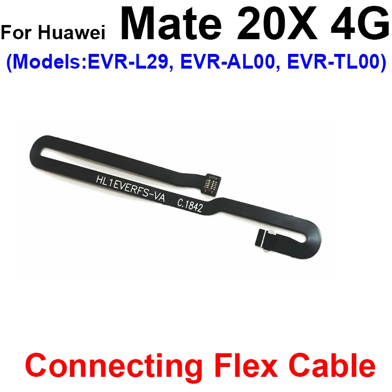 Home Button Fingerprint Sensor For Huawei Mate 20 Mate 20 Lite Mate 20X 4G 5G Fingerprint Connecting Extension Flex Cable Parts