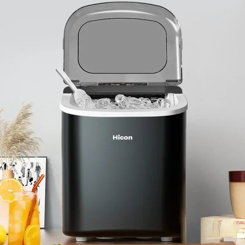 Maquina De Hacer Hielo Ice Maker Small Commercial 15kg Dormitory Students Smart Mini Household Automatic Round Ice Cube Maker