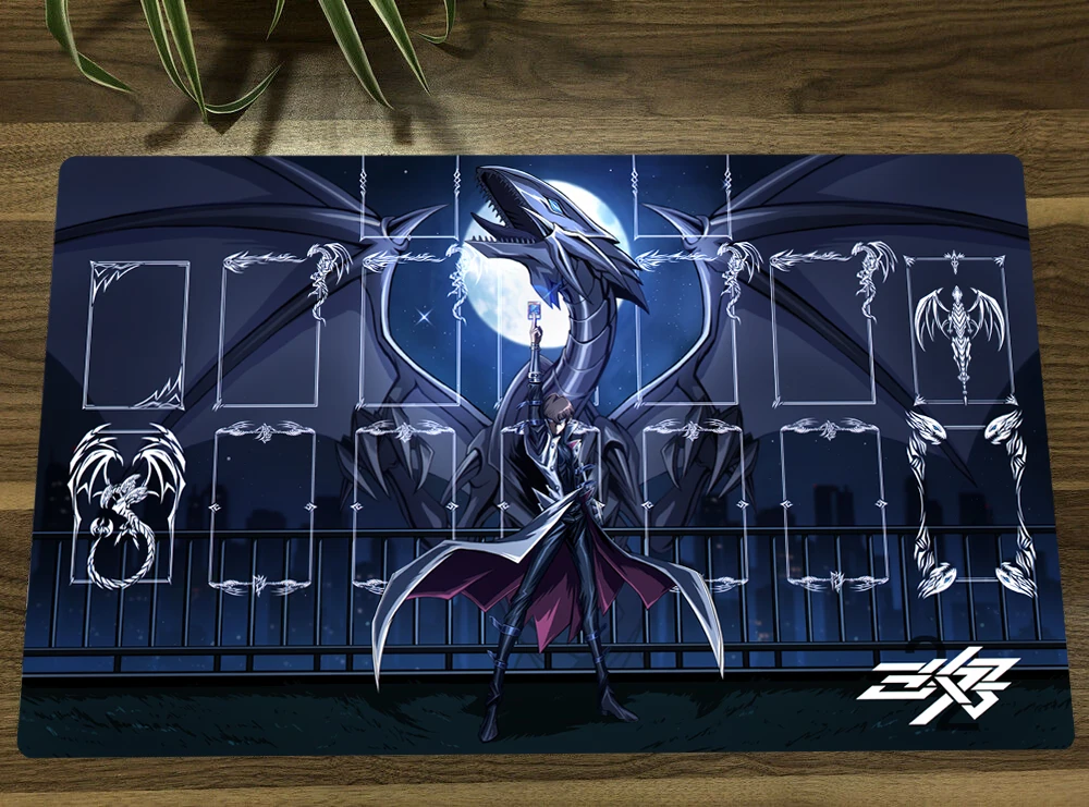 

Игровой коврик YuGiOh с синими глазами и белым драконом TCG, коврик для игральных карт, игровой коврик для стола, игровой коврик, коврик для мыши, коврик для мыши и сумка
