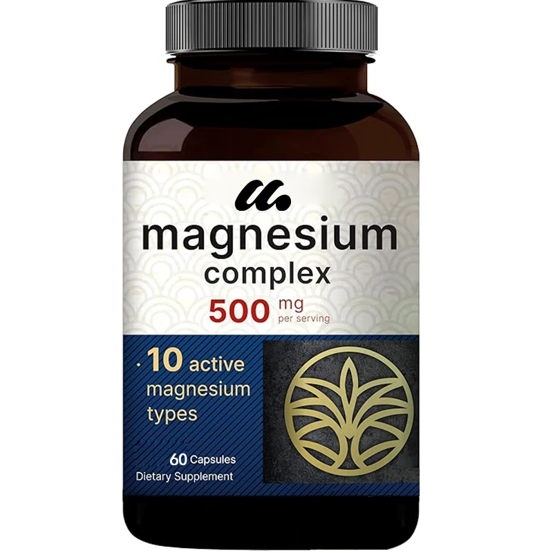 

Magnesium composite supplement, 10 active forms - glycine, citric acid, taurine, and other bone, heart, and muscle support