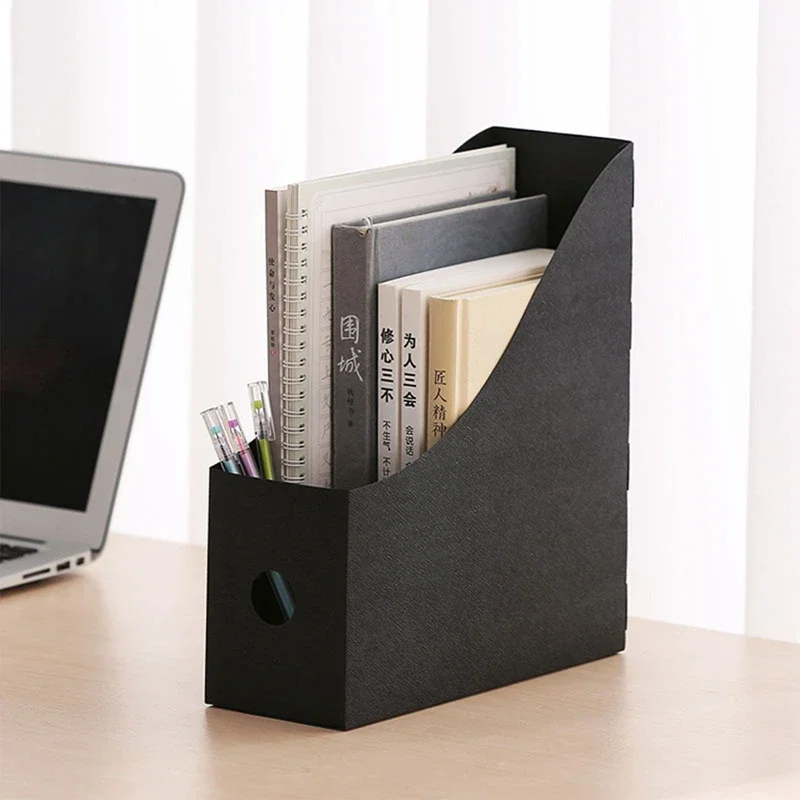 Office Document File Storage Box Folding Desktop Organizer Multi Functional Book Pencil Sundries Storage Box Supplies