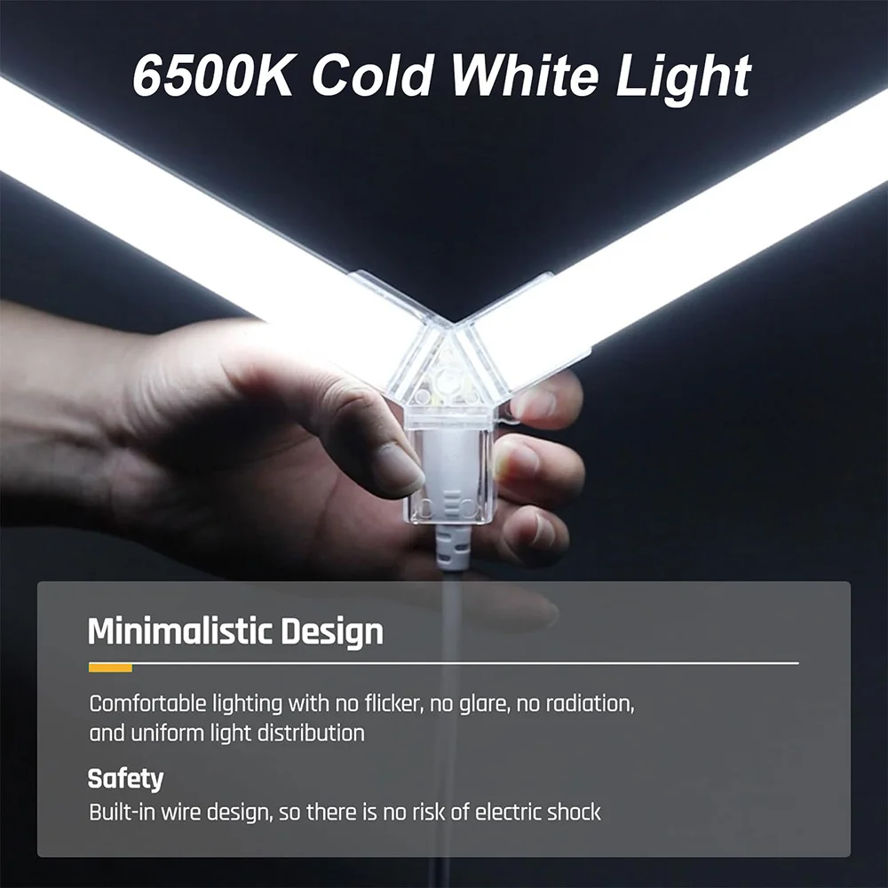 Honeycomb Hexagonal LED Ceiling Garage Light Y/120 °/90 ° Accessories