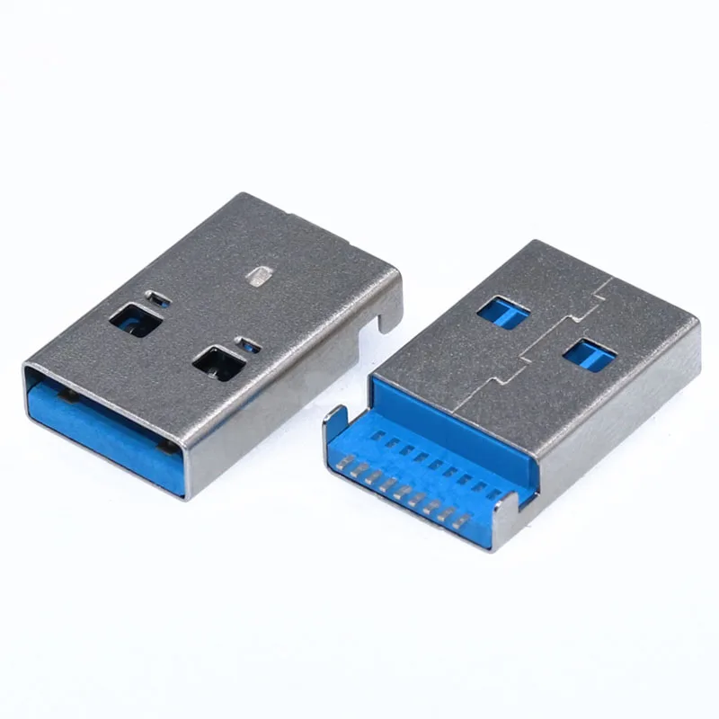 10PCS USB 3,0 A Typ Stecker Stecker 9 Pin SMT SMD High-speed Datenübertragung USB 3,0 Jack lade Buchse Löten – Detail 4