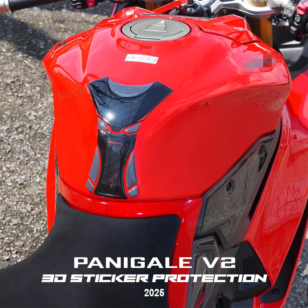 

2025 3D Epoxy Resin Sticker Protection Mailbox Protector 3D Decal Kit For Panigale V2 Motorcycle Accessories