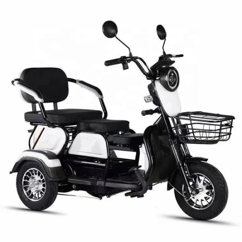 

New Model 3 Legs Electric Bike with Rear View Mirror Elderly Scooter Electric Tricycle No Battery Electric Tricycle