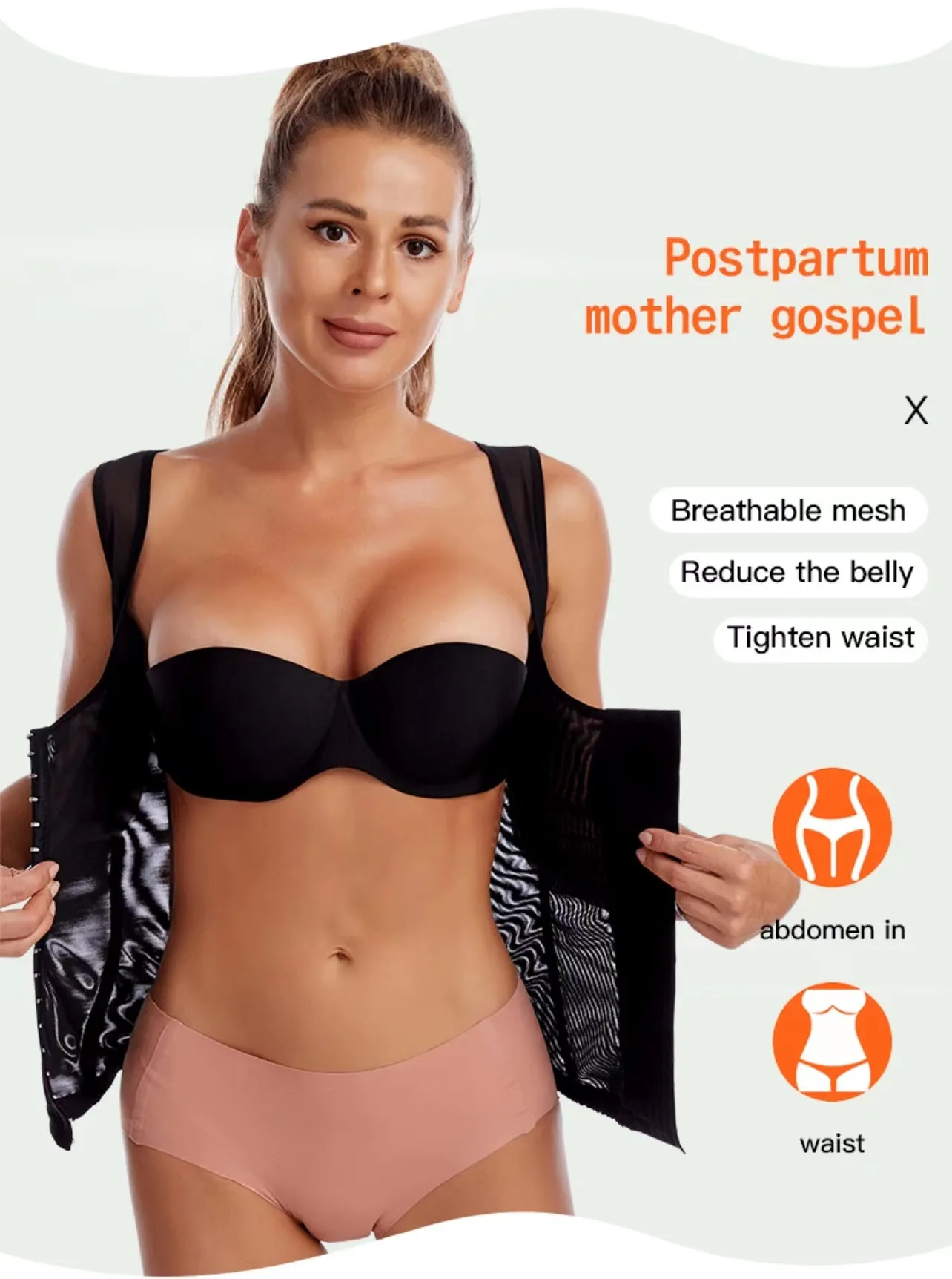Body Shapers Vest Waist Trainer Slimming Vest Shapewear Weight Loss Waist Shaper Corset