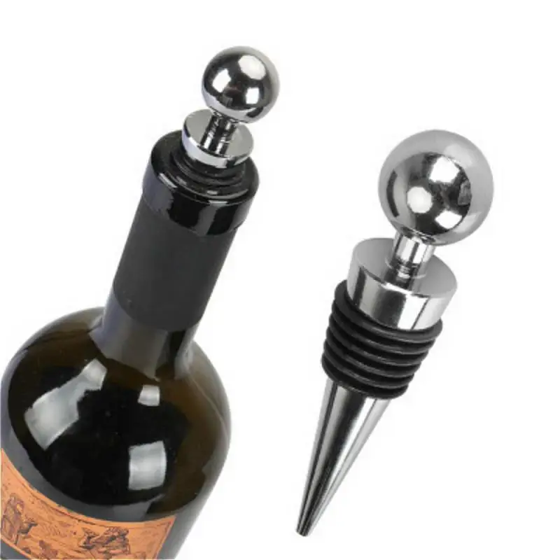 1/5/12pcs Plastic Bottle Stopper Wine Storage Twist Cap Plug Reusable Vacuum Sealed Bottle Cap Champagne Stopper Gifts Bar Tool