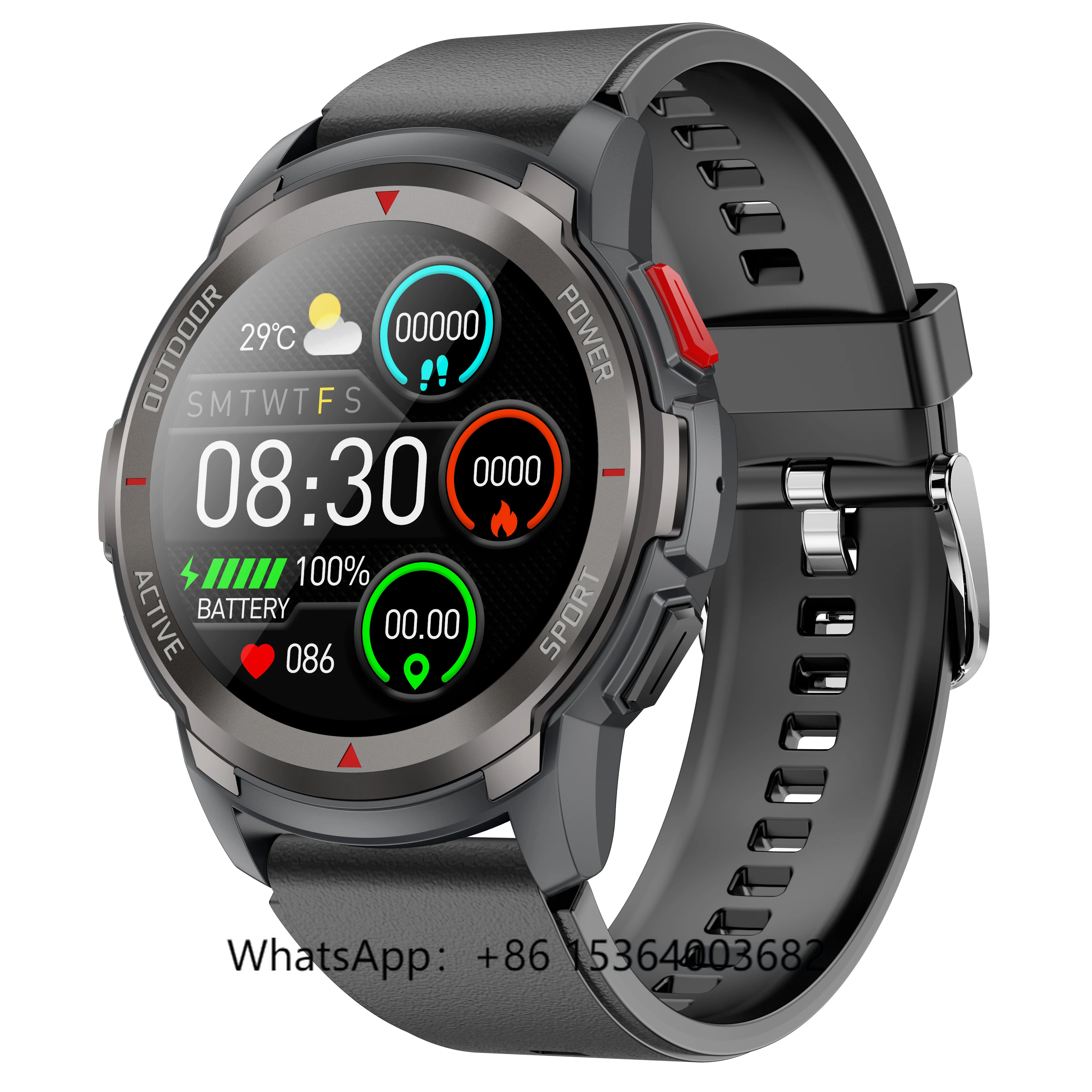 

TJXL-SENBONO MAX10 Sports Smart Watch Men Women Round Screen HD 360*360 HD Answer Call Heart Rate Monitor OEM/ODM Smartwatch Spo