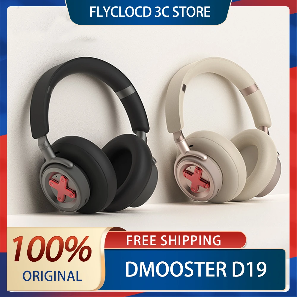 

DMOOSTER D19 Wireless Bluetooth Earphone ANC Active Noise Reduction Headphone Long standby Appearance APP Control Custom Gifts