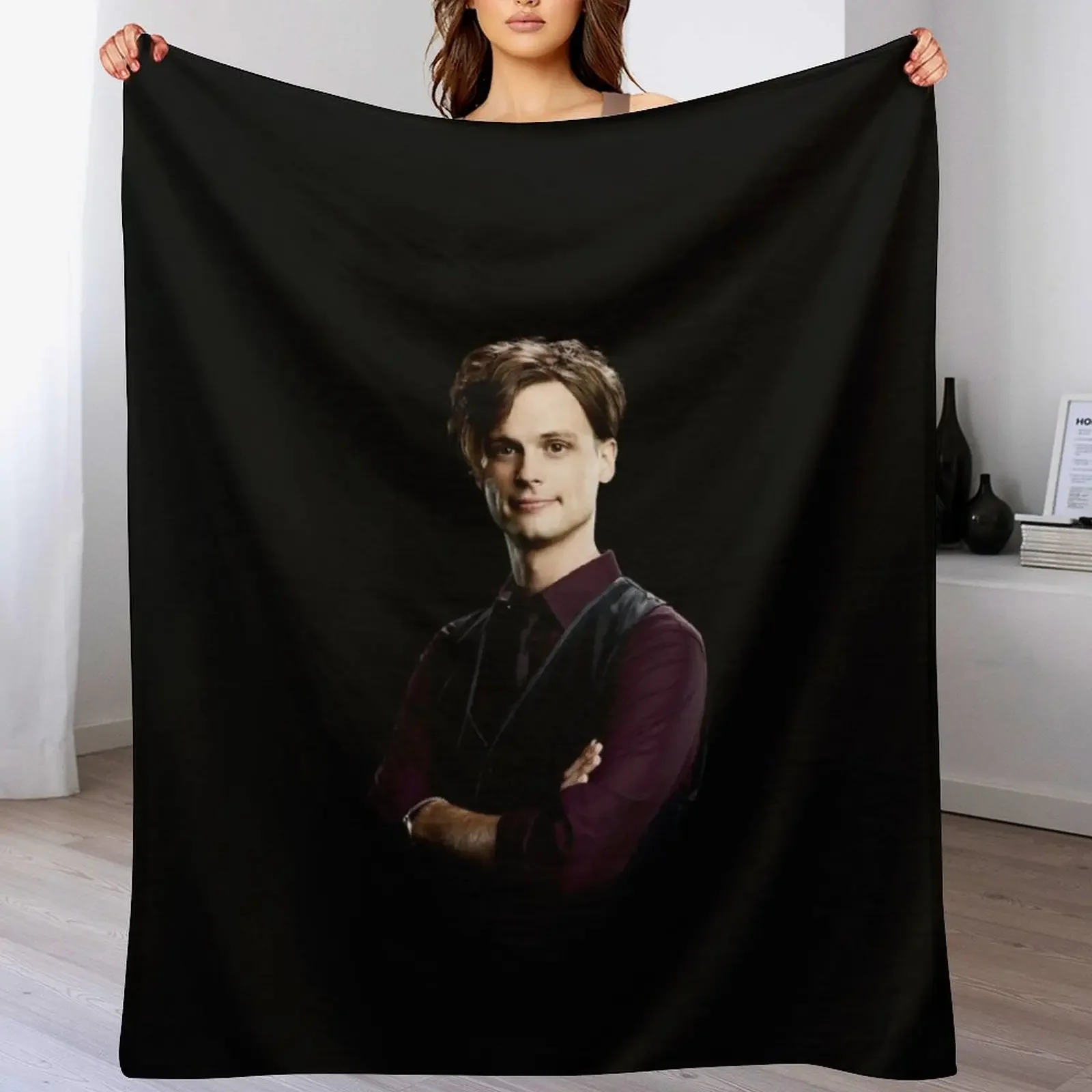 

spencer reid Throw Blanket Luxury St cosplay anime Blankets For Sofas Sofas Blankets