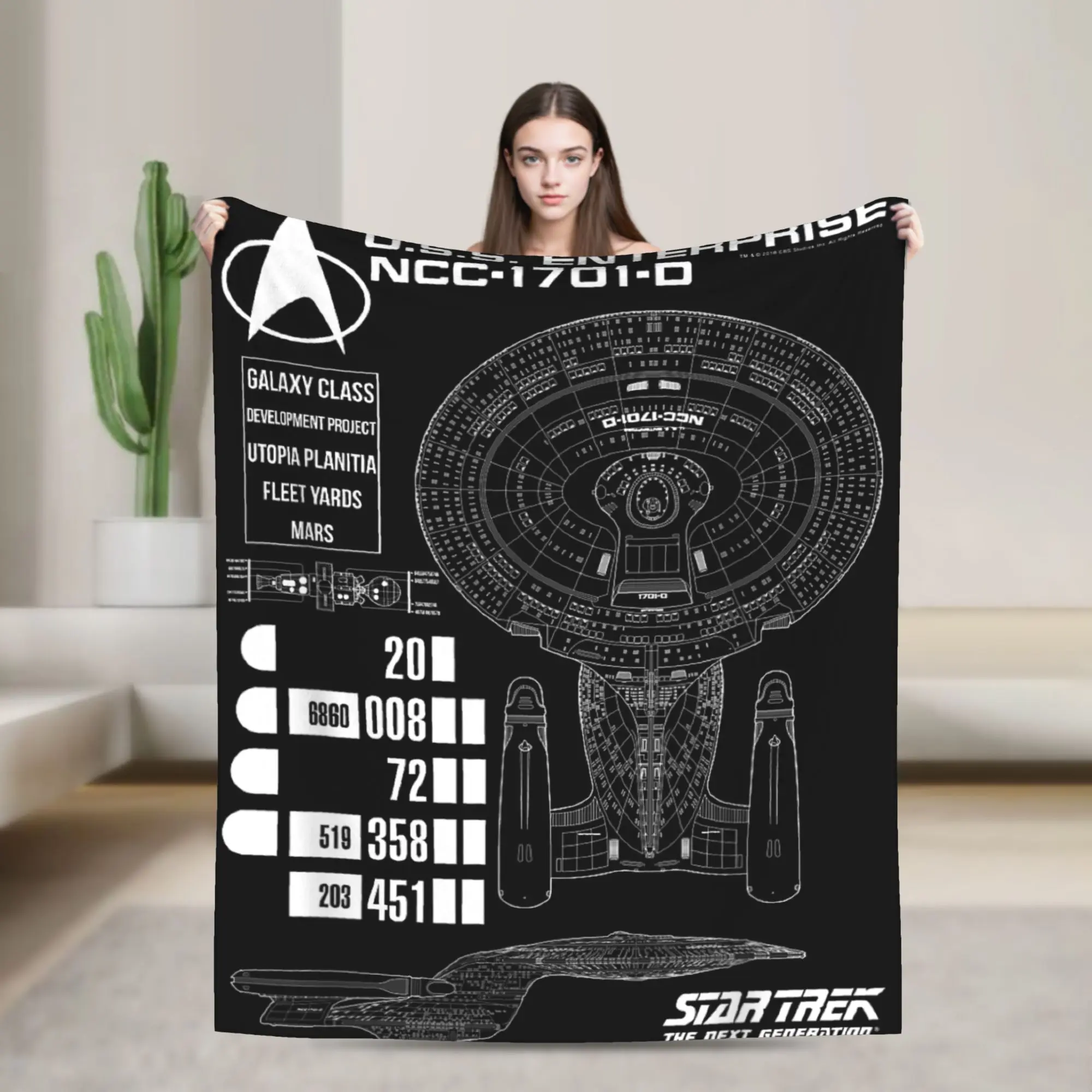 نجوم الرحلات الجيل القادم الولايات المتحدة. بطانية من الفلانيل لخطط المؤسسة لسرير الأريكة والسفر وغطاء سرير الأريكة المضحك