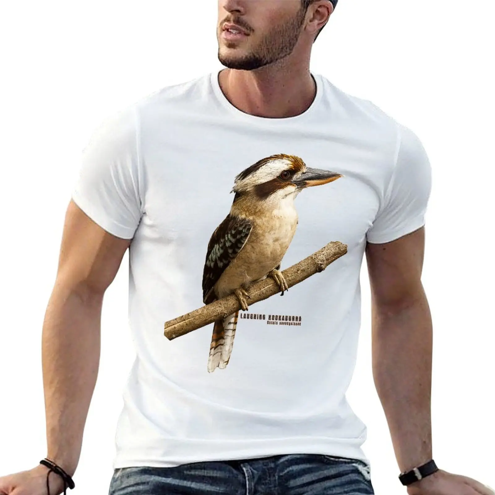 Laughing Kookaburra_01C T-Shirt street wear football t shirt black t-shirts for men