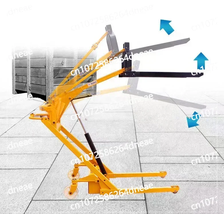 for Paletten hubwagen und Container For 24V Battery heben portable Mini-Elektro forklift 500kg Krans tapler
