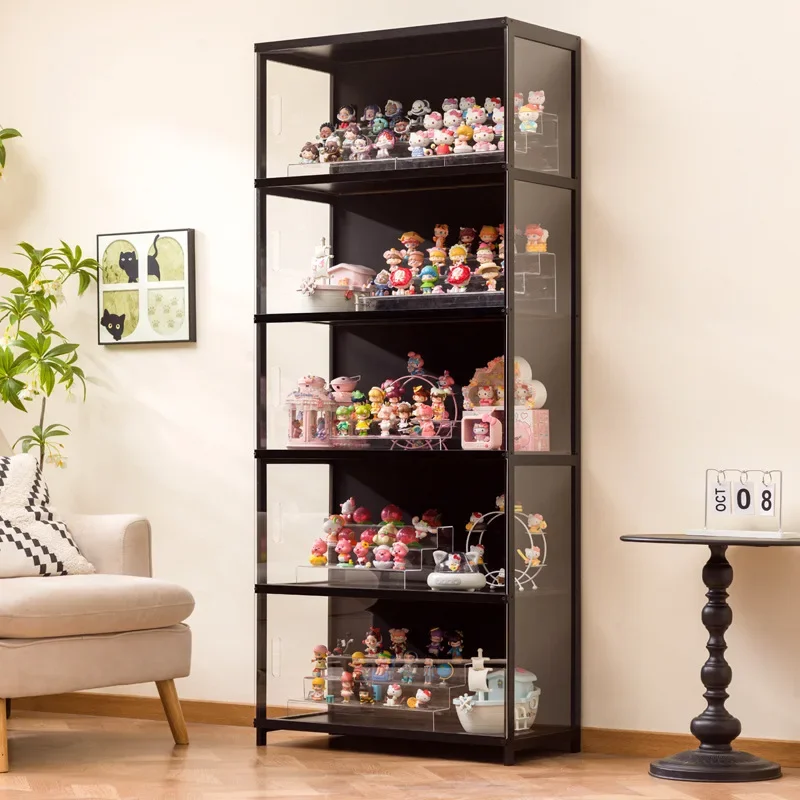

Multi-functional Dust-proof acrylic display cabinet Blind box storage shelf Toy model display cabinet Wine cabinet