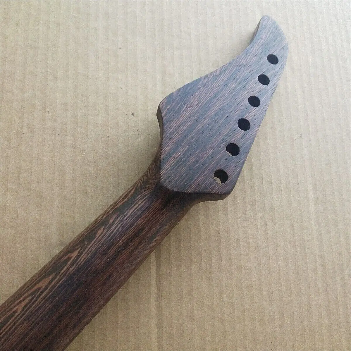 DIY Electric Guitar Neck, 22 Fret Wenge Fingerboard, Dot Inlay, Suhr Style Replace，Exquisite products