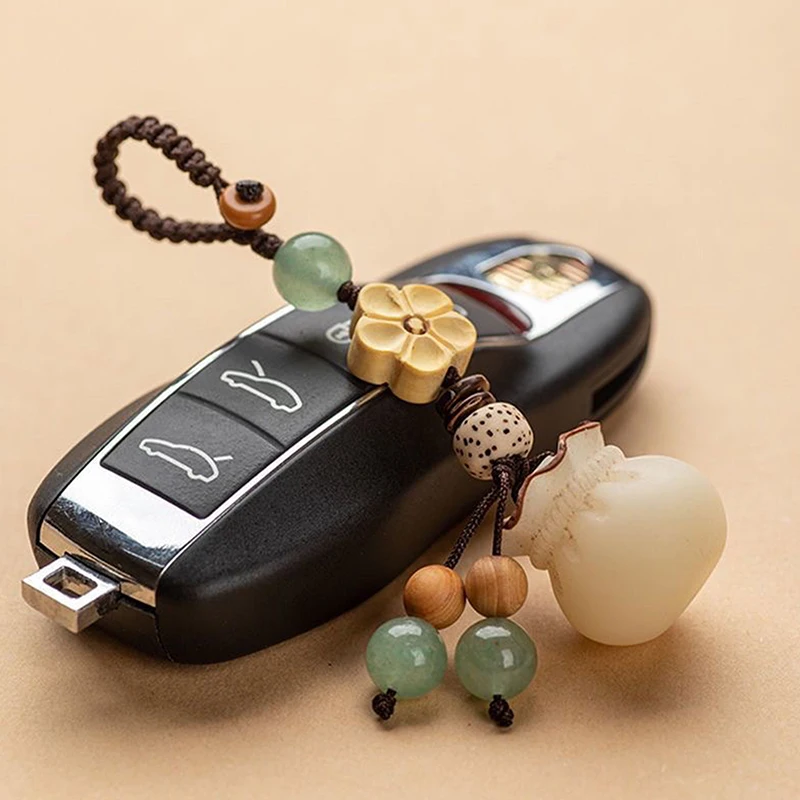 

Creative Lucky Bodhi Flower Phone Chain Chinese Style Good Luck Fortune Bodhi Pendant Phone Charms Decoration