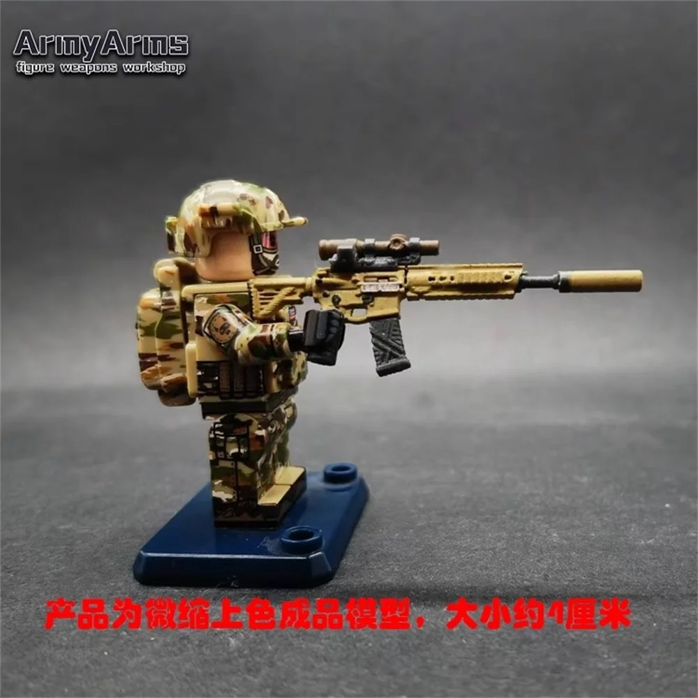 

ArmyArms Soldier Doll Scene Props 5CM EX Series Painting HK416A8 Plastic Model Toys For Action Figure In Stock Collection