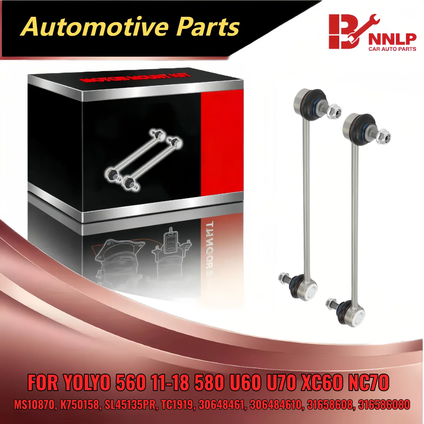 フロントスタビライザースウェイバーリンク-2個-ボルボ-s60-2011-2018-s80-v60-v70-xc60-xc70-30648461-306484610