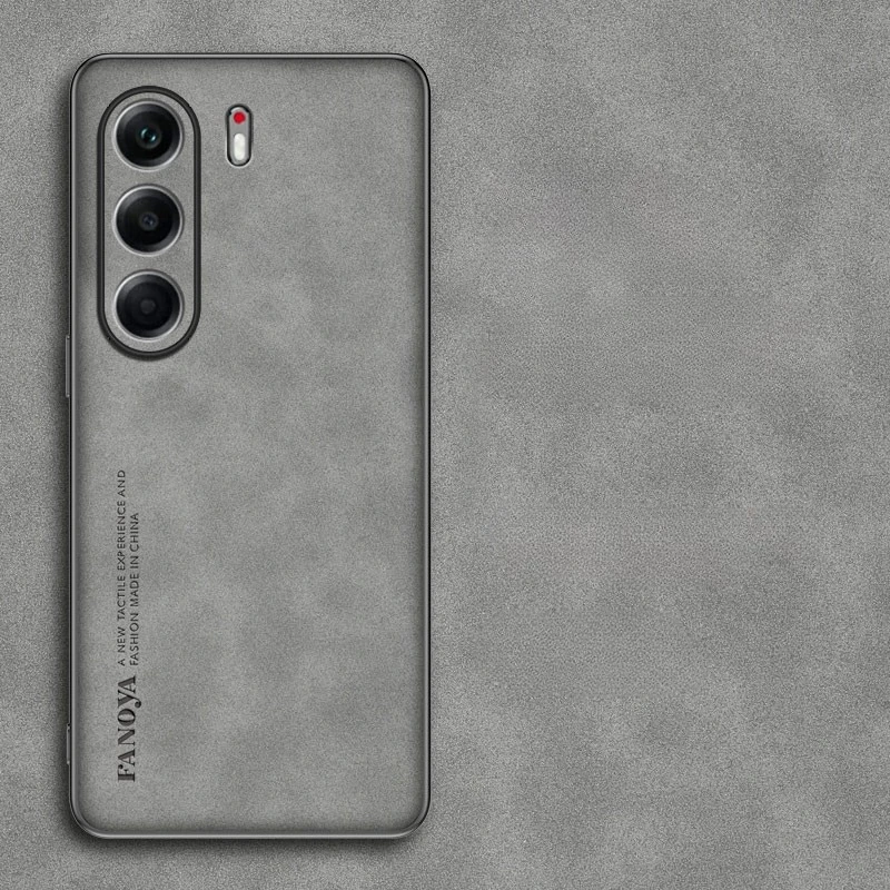Für TECNO CAMON 40 Pro Fall Schaffell PU Leder Abdeckung für TECNO CAMON 40 40Pro 5G Matte Weiche Silikon stoßfest Stoßstange – Detail 5