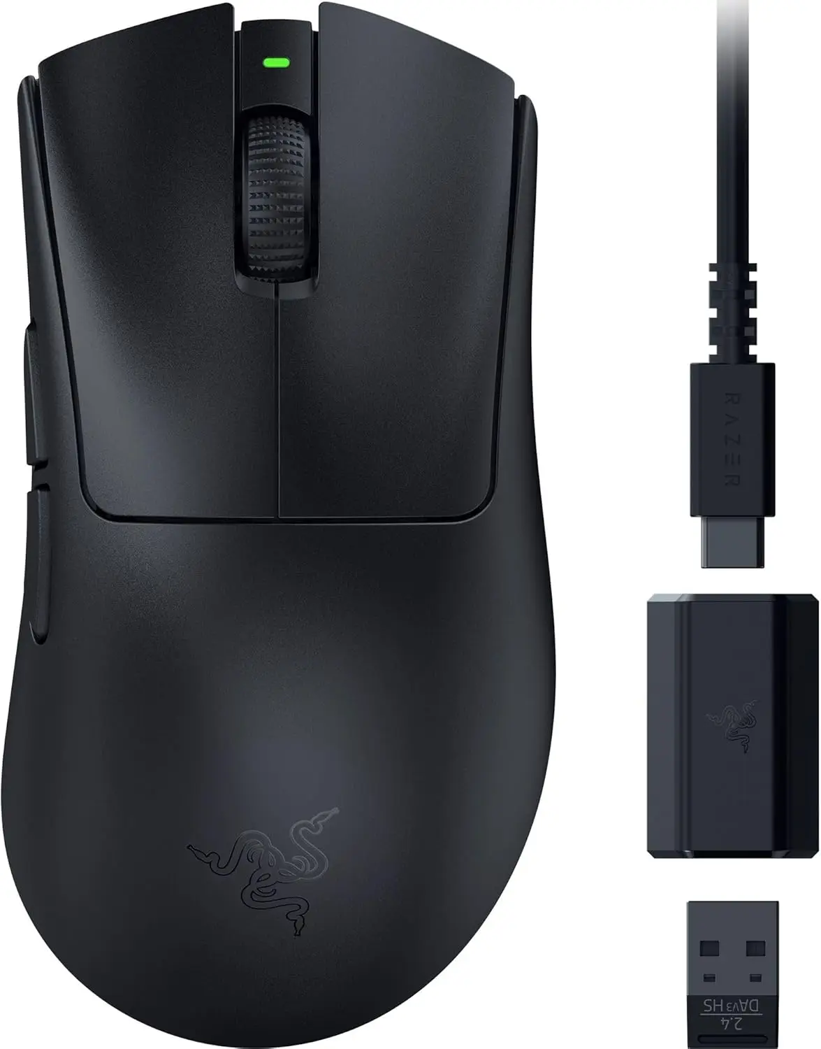 Wireless Gaming Mouse: 55g Lightweight, USB-C Charging, 100-Hour Battery, Advanced Sensor, Programmable Controls