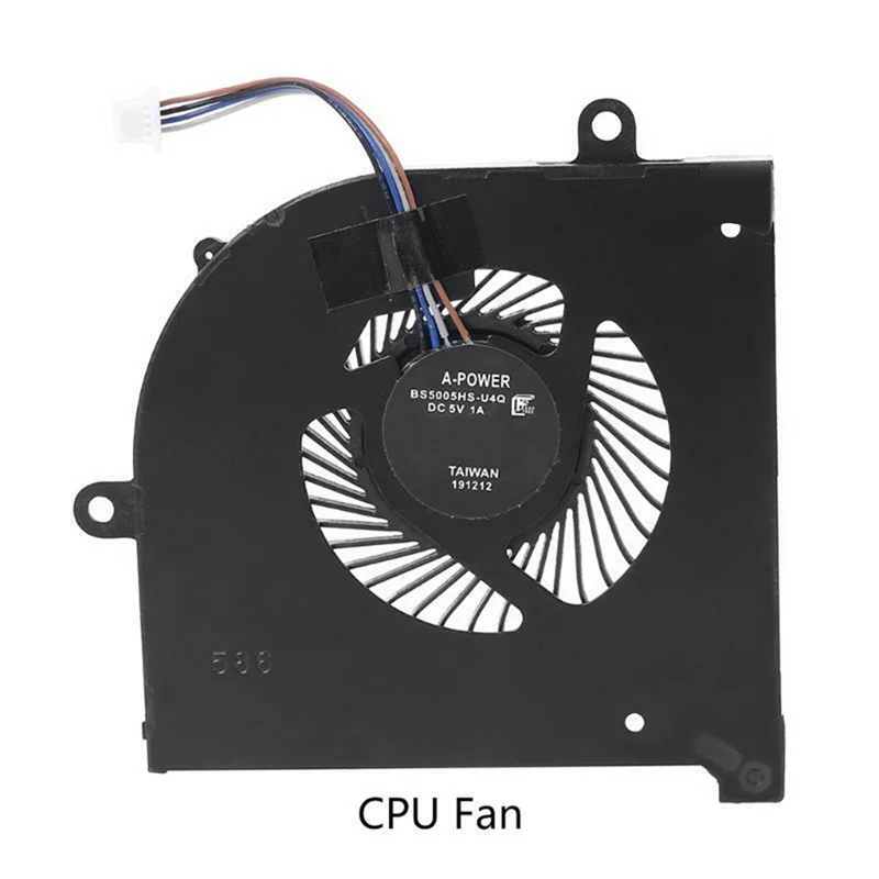 Laptop CPU & GPU Cooling Fan for MSI GS75 9SG 9SF 9SE Stealth P75 Creator MS-17G1 17G2 17G3 BS5005HS-U3J