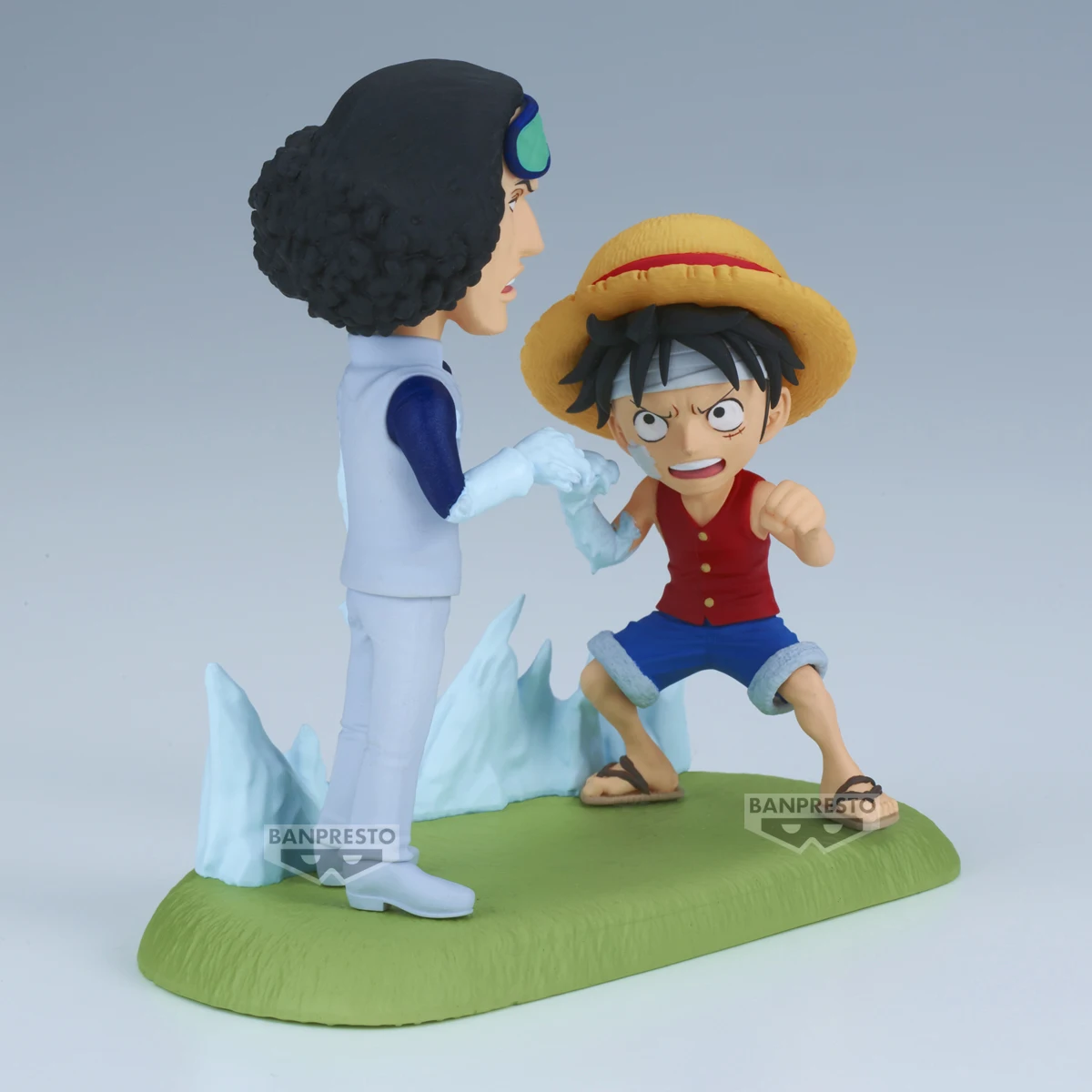 Oryginalny BANDAI Banpresto WCF ONE PIECE Monkey D. Luffy VS Kuzan PVC Figurka akcji Anime Figurki Model Zabawki Prezenty świąteczne