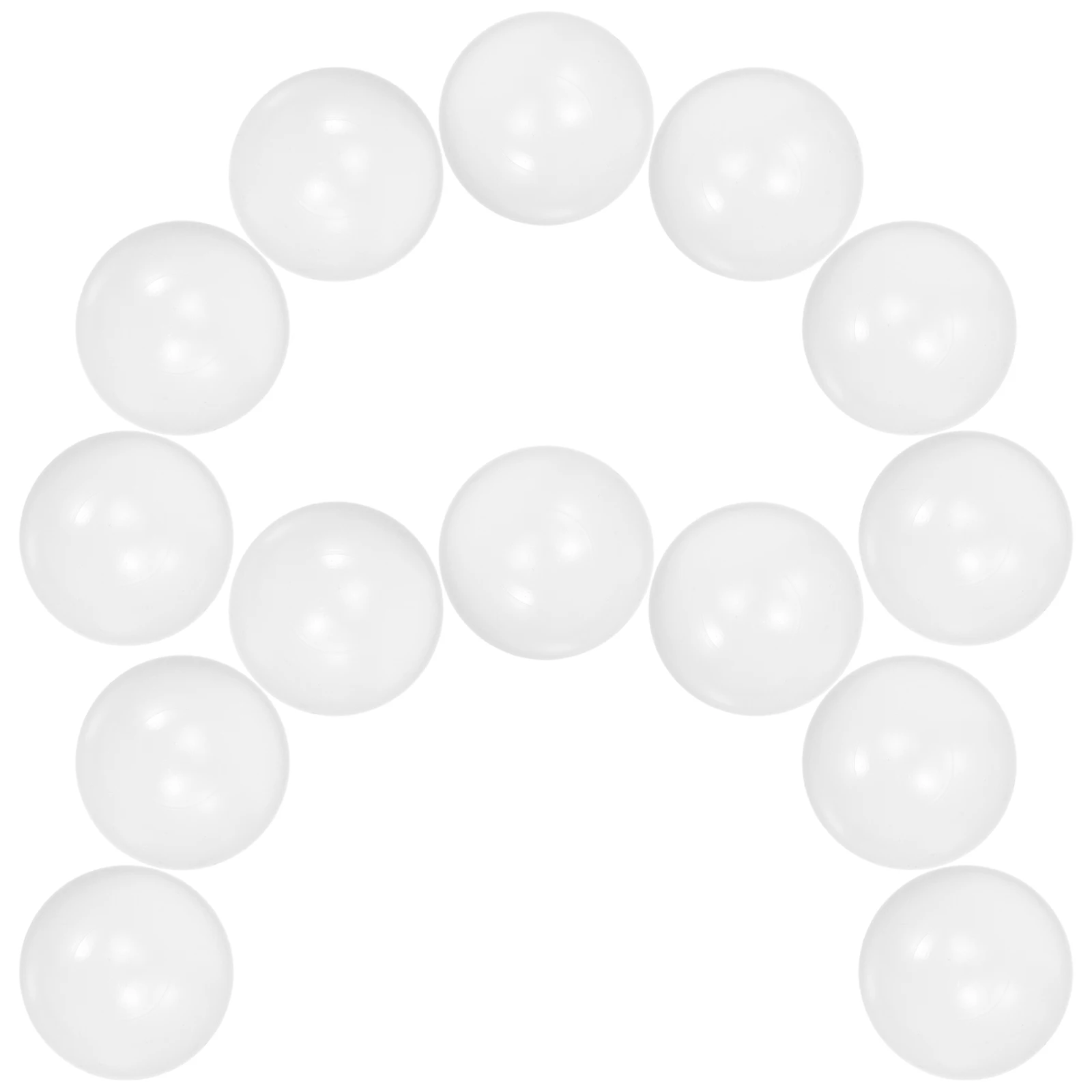 

50 Pcs Ocean Ball Plastic Round Balls Birthday Mini Transparent Hand Playground Party Child