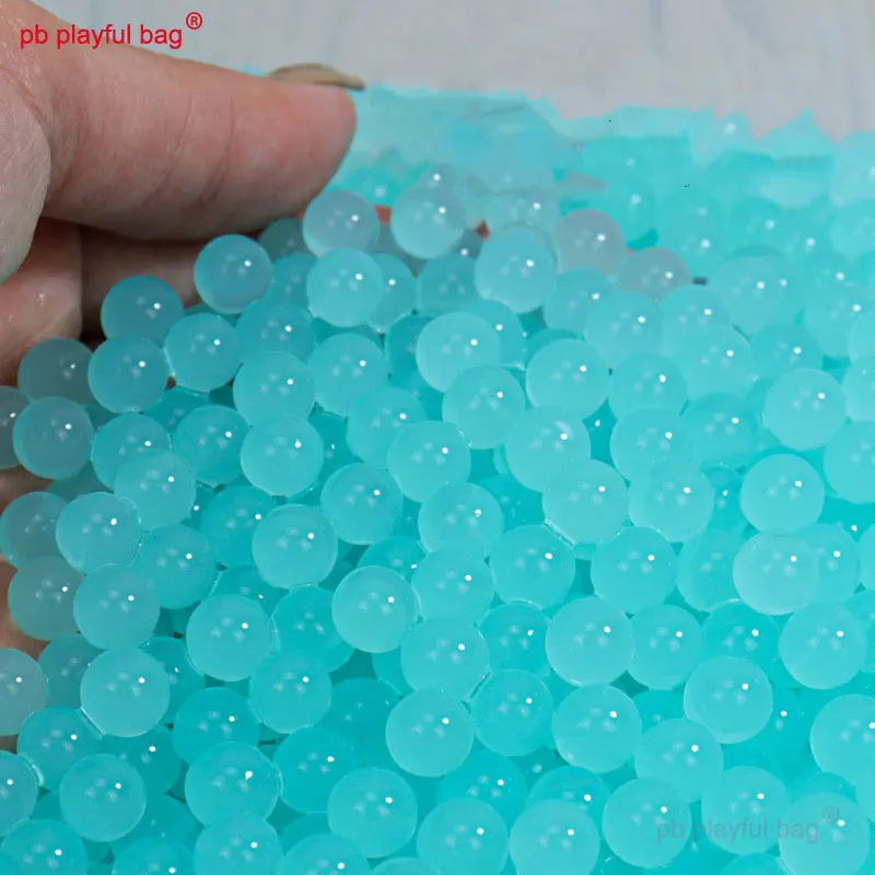 Outdoor Sports 7-8MM Gel Ball Toy Gun Water Absorbing Ball Tiffany Blue Toughening Hydrogel CS Game Toy Accessories IG87