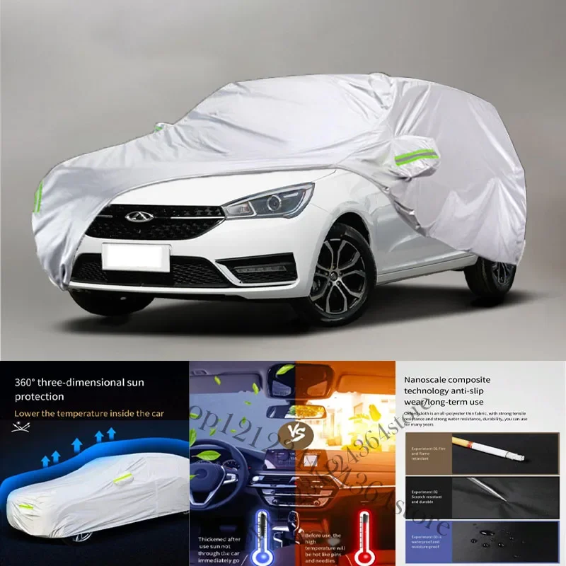 

For Chery arrizon 5e Auto Anti snow Anti dust Anti-uv Anti peeling paint And Anti Rainwater 210t car cover Car cover protection