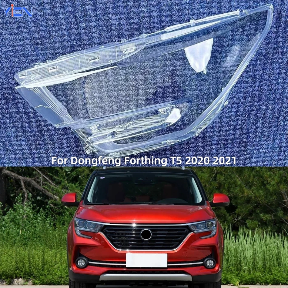 For Dongfeng Forthing T5 2020 2021 Car Products Lights Lens Shell Headlights Glass Car Front Headlight Lens Cover Lights Shell