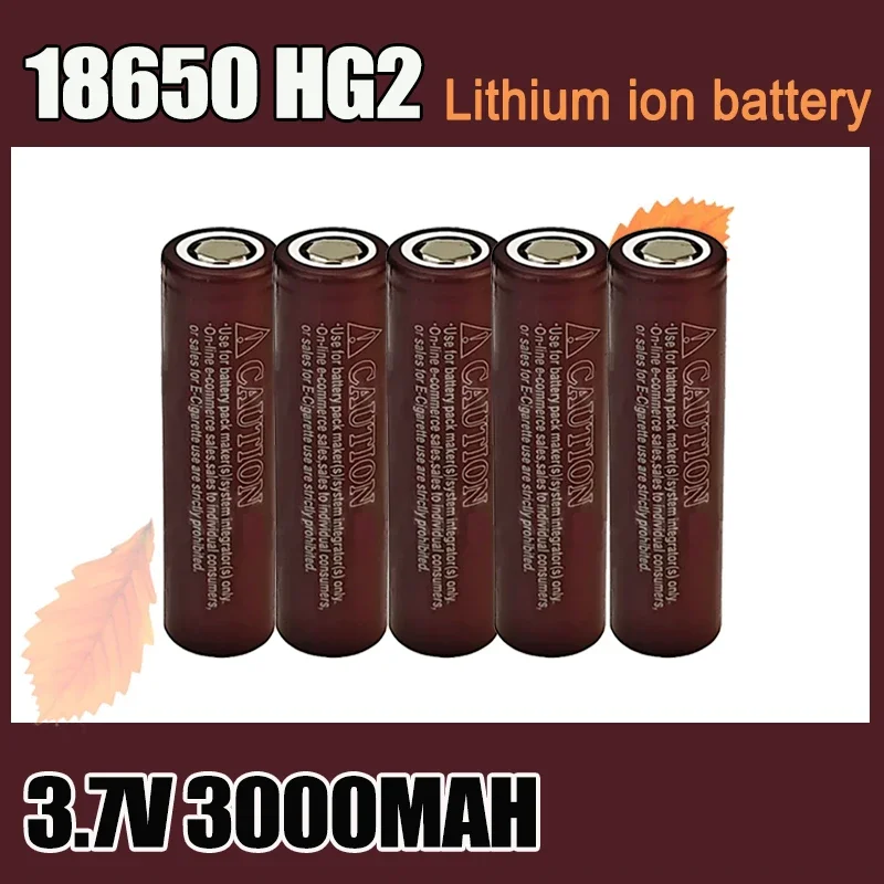 

18650 Battery 3000mAh 18650 HG2 3.7V Discharge 25A Dedicated For Power Rechargeable Lithium Battery