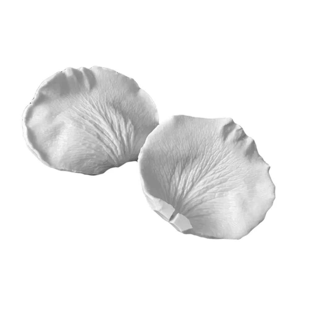 2Pcs/set Silicone Cake Flower Mold Baking Candy Mould Rose Flower Fondant Paste Chocolate Petal Mold Decorating Tool