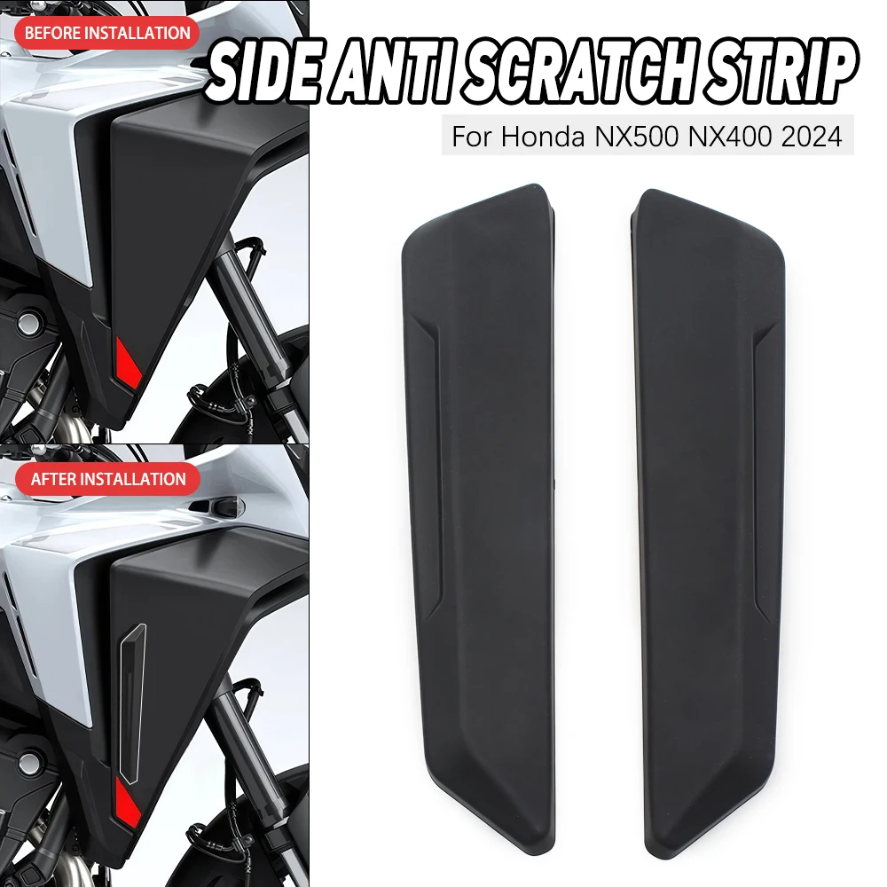 

Motorcycle Accessory collision and scratch prevention device Side Wind Deflector Deflector Fairing Radiator FOR HONDA NX500 2024