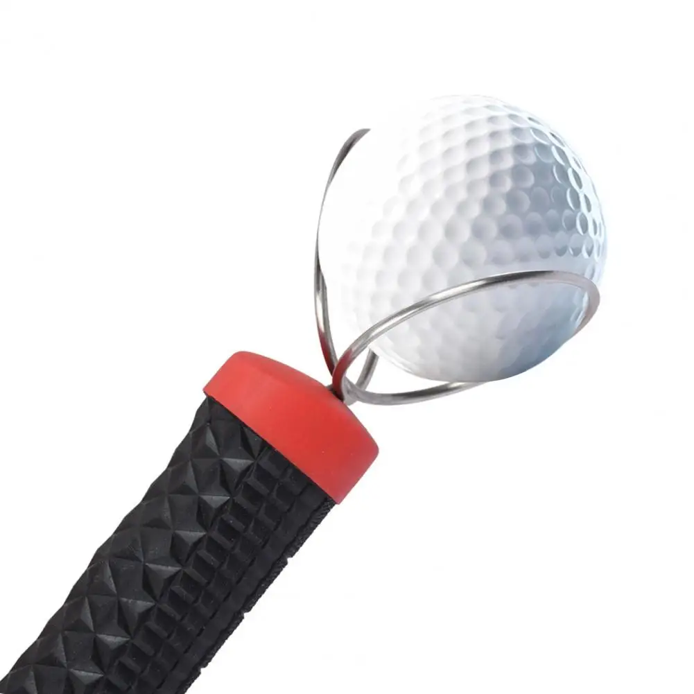 

Golf Ball Collector Tool Iron Wire Golf Ball Retriever Tool Double Ring Clip Putter Grip Metal Wire Golf Ball Picker Upper