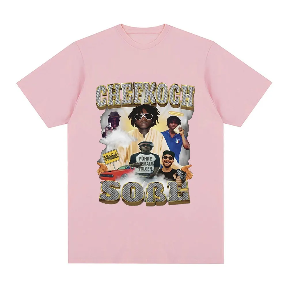 Rapper Chief Keef Graphic T Shirt Men Fashion Aesthetic Cool Short Sleeve T-shirt Casual Cotton Oversized T-shirts Streetwear