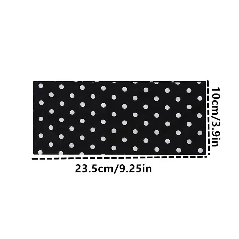 Gepunktetes Yoga-Stirnband, elastisches Stirnband für Mode, Make-up, Sport, Fitness, schweißabsorbierendes Haarband – Detail 9