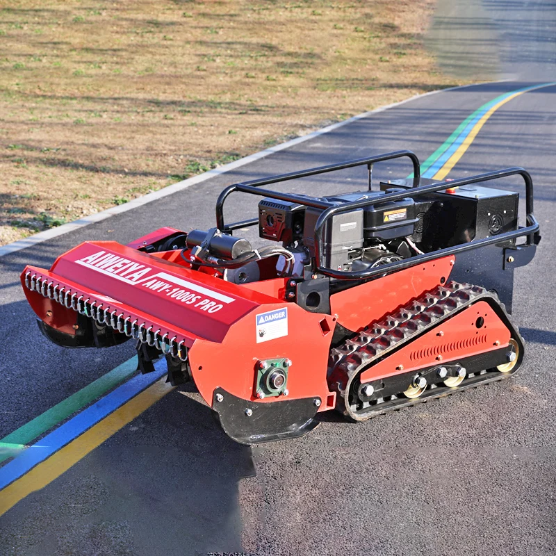 

Газонокосилка с дистанционным управлением по индивидуальному заказу, 800 мм, 1000 мм, 4-тактный бензиновый двигатель с резиновыми направляющими