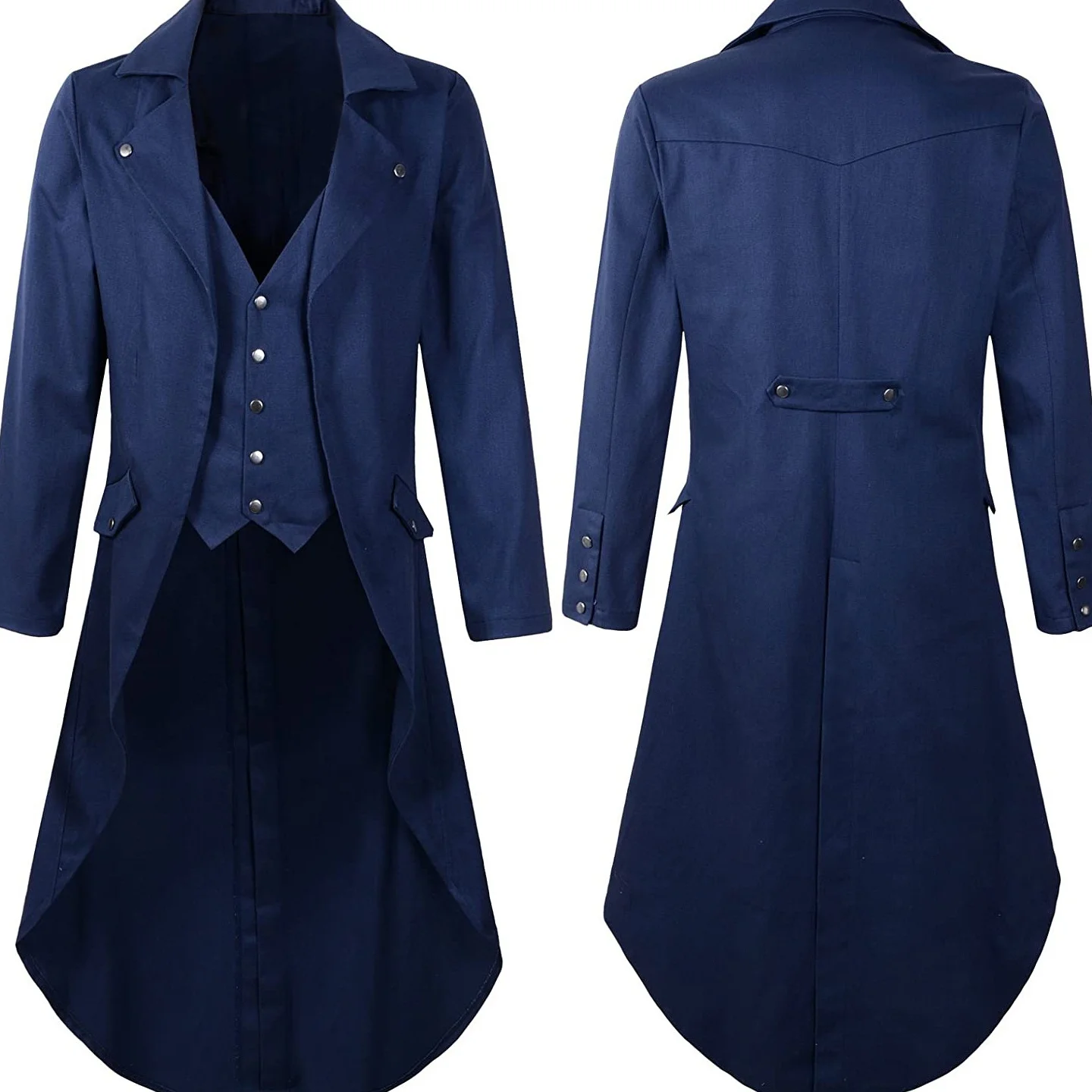 Traje gótico sle bla tailcoat loween para homens st punk era vitoriana transfronteiriça fabricante chinês roupa de palco