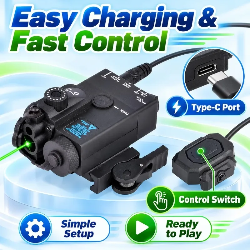Outdoor Portable Optical Auxiliary Locator, Adjustable Spot Accessory