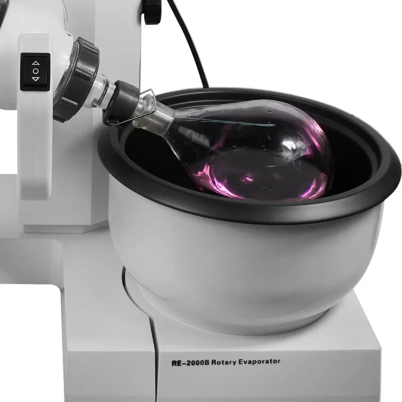 

OEM Electric 0-120rpm Rotary Evaporator For Lab 1L 2L Rotary Flask Solvent Chart Core With Motor Vacuum Distillation Process