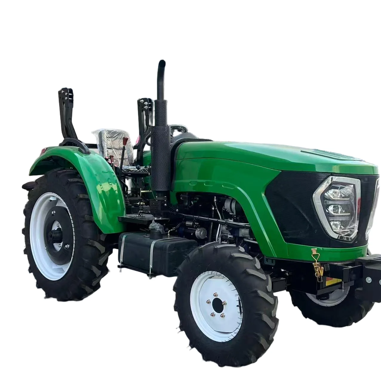 CE Certified 504 50HP 4WD Farm Tractor Diesel 4x4 Wheel Tractor Matched With Plow Harrow Seeder
