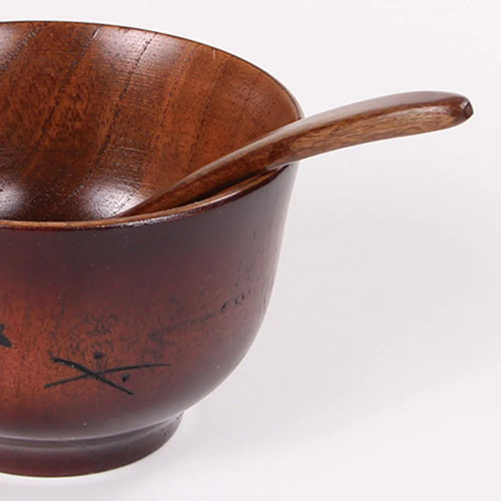 

4Pcs Natural Wooden Spoons Coffee Stirring Spoon 14cm Lightweight Reusable for Kitchen Dessert Soup Honey Scoop Flatware